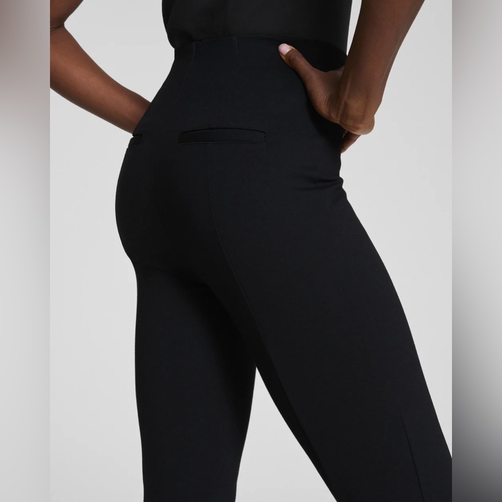 SPANX Ponte Micro Flare Pant Classic Black Size 2XT - Picture 3 of 7